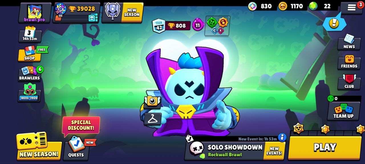 Brawl Stars Account (IOS/ANDROID) – 39000 + Trophy | 87+ Brawler | 123+ Skins | 14 Max Power | IOS and Android | Full Access |