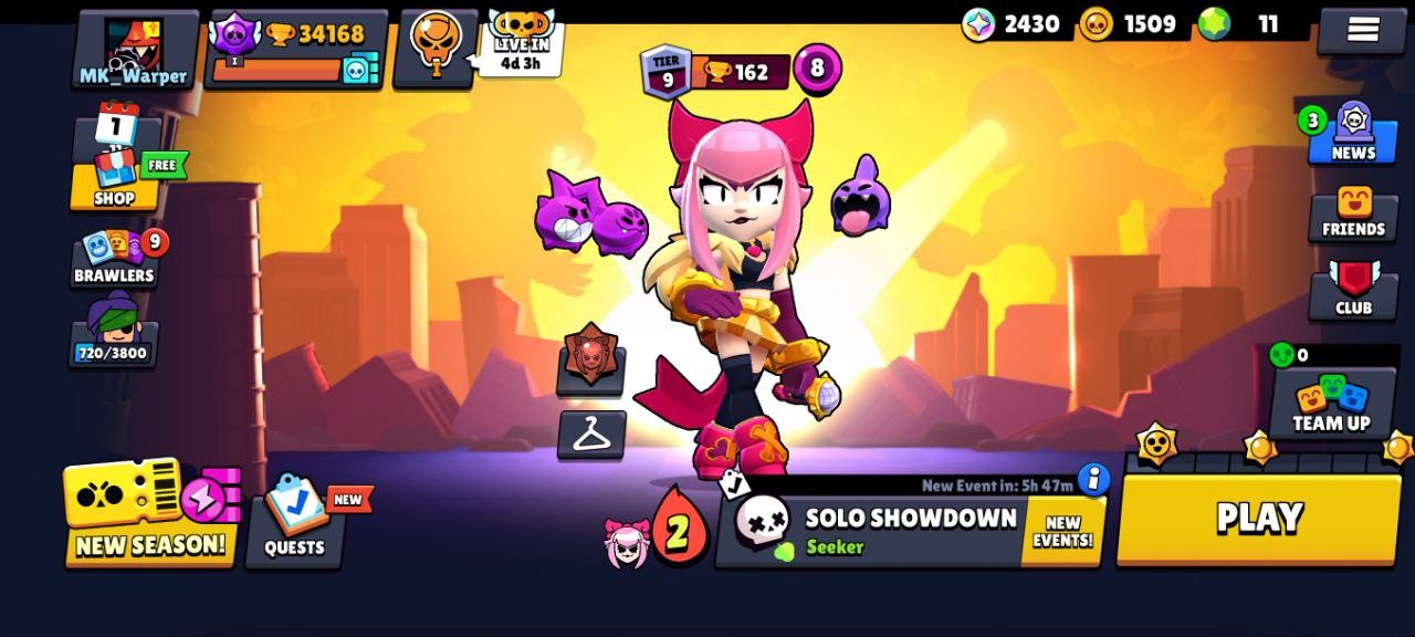 Brawl Stars Account (IOS/ANDROID) – 34000 + Trophy | 74+ Brawler | 125+ Skins | 21 Max Power | IOS and Android | Full Access |
