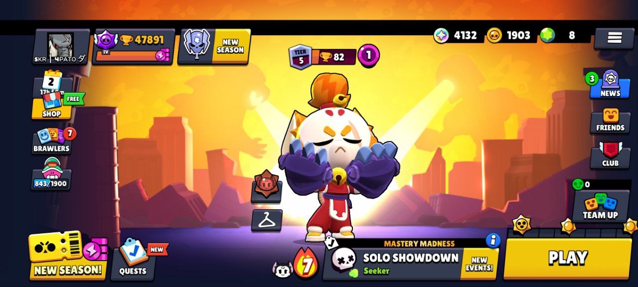 Brawl Stars Account (IOS/ANDROID) – 47000+ Trophy | 84+ Brawler | 115+ Skins | 30 Max Power | IOS and Android | Full Access |
