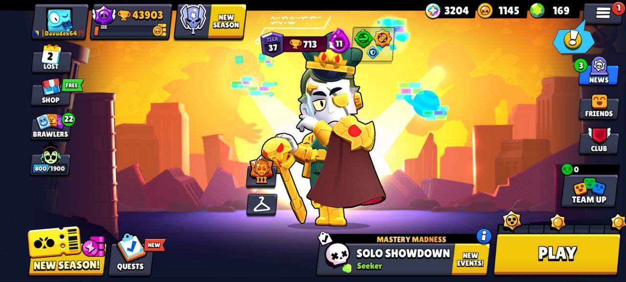 Brawl Stars Account (IOS/ANDROID) – 43000 + Trophy | 75+ Brawler | 130+ Skins | 15 Max Power | IOS and Android | Full Access |