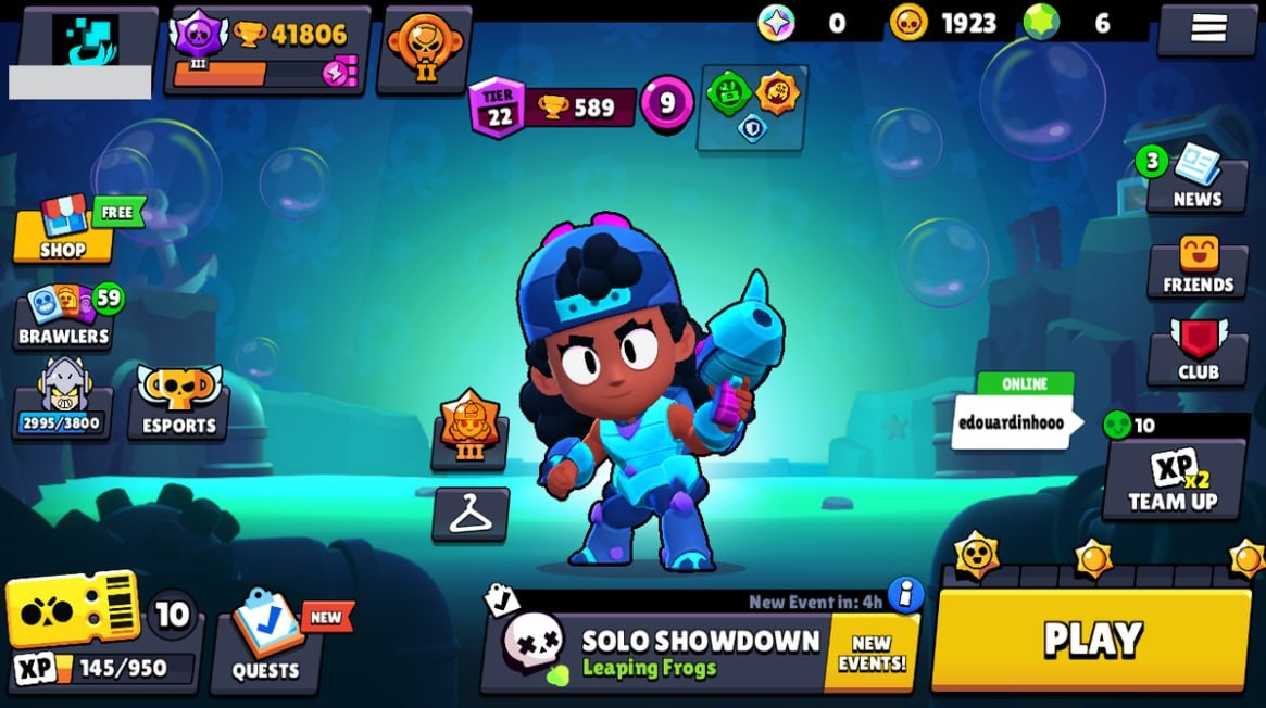 Brawl Stars Account – 80 Brawlers, 41806 Trophies, 131 Skins, 10 Legends, 25 Mythics, 26 Epics, 1923 Gold, 6 Gems