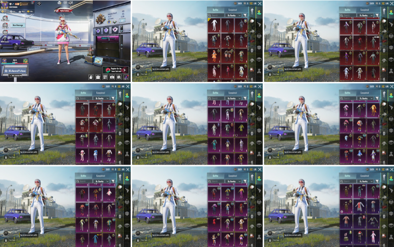 #2143N | Lv 69 – 143 Set M16A4 Seraphic Beacon lv4 Uzi Ethereal Emblem lv4 + 17 Lab 9x Rp Max Smooth Hitman Set + Double Godzilla Set