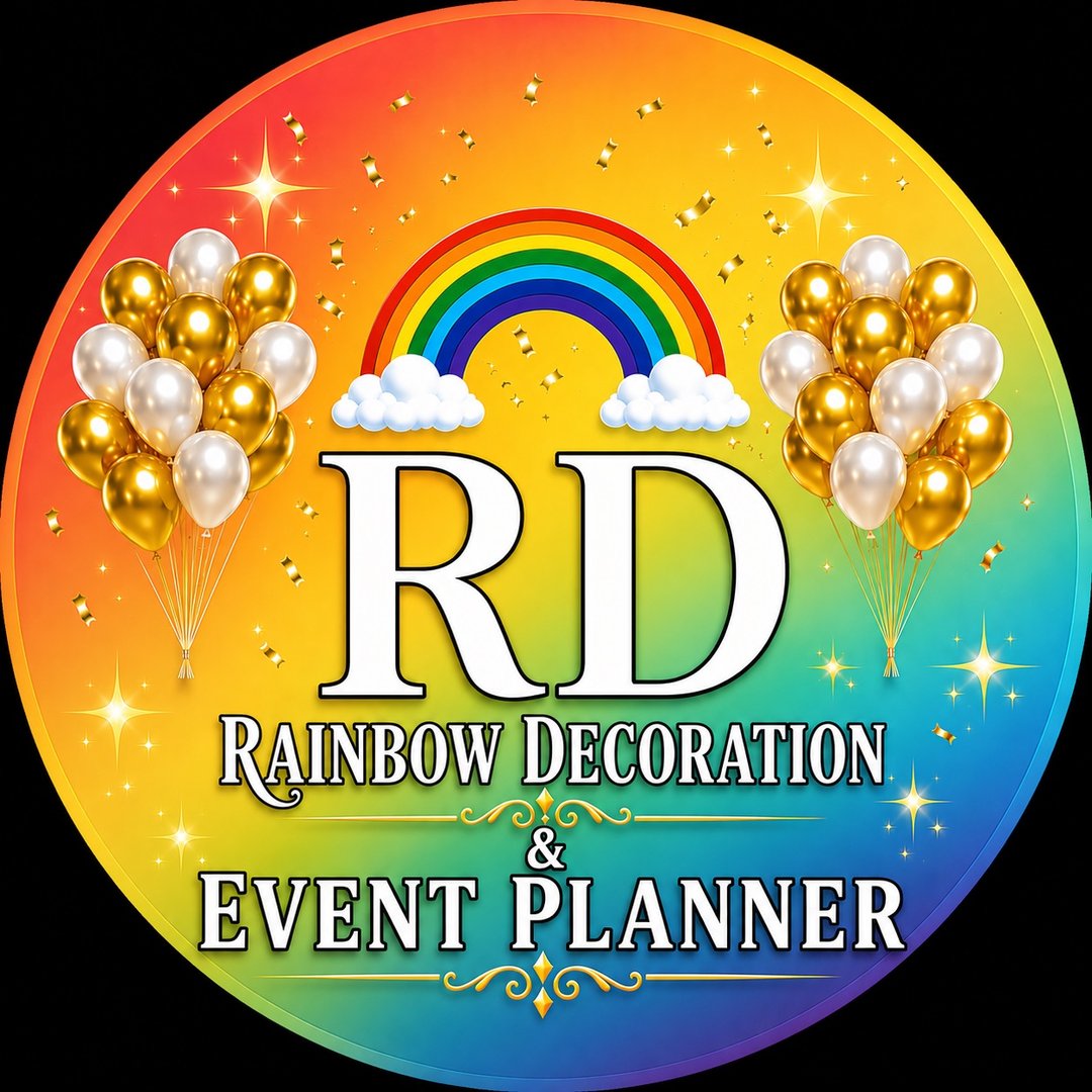 Rainbow Decoration Event Planner