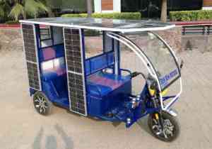 Sun Run Solar Power E Rickshaw