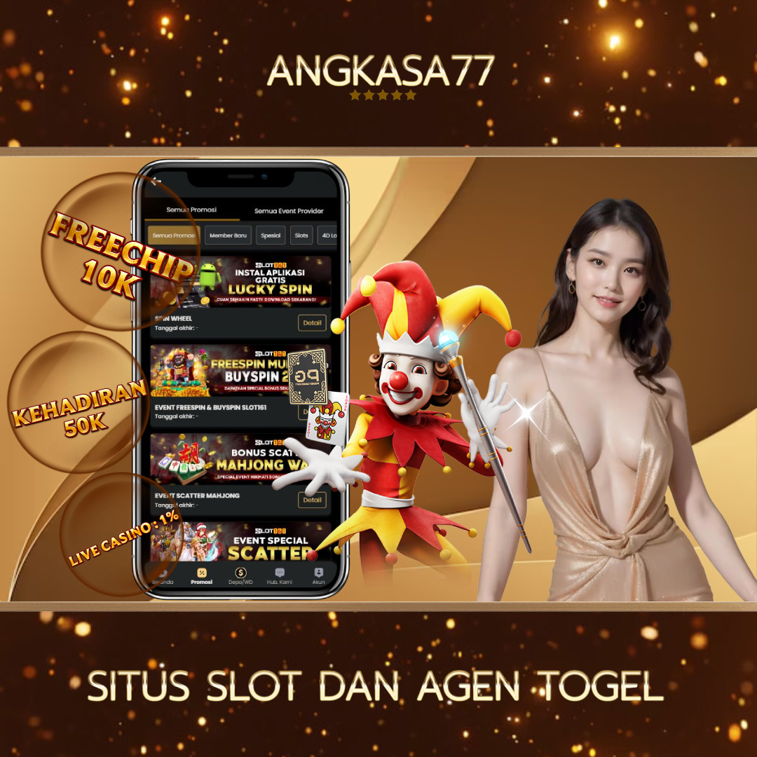 Angkasa77: Akses Resmi Slot Angkasa77 Kekinian dengan 100 Game Terpopuler
Angkasa77: Akses Resmi Slot Angkasa77 Kekinian dengan 100 Game Terpopuler