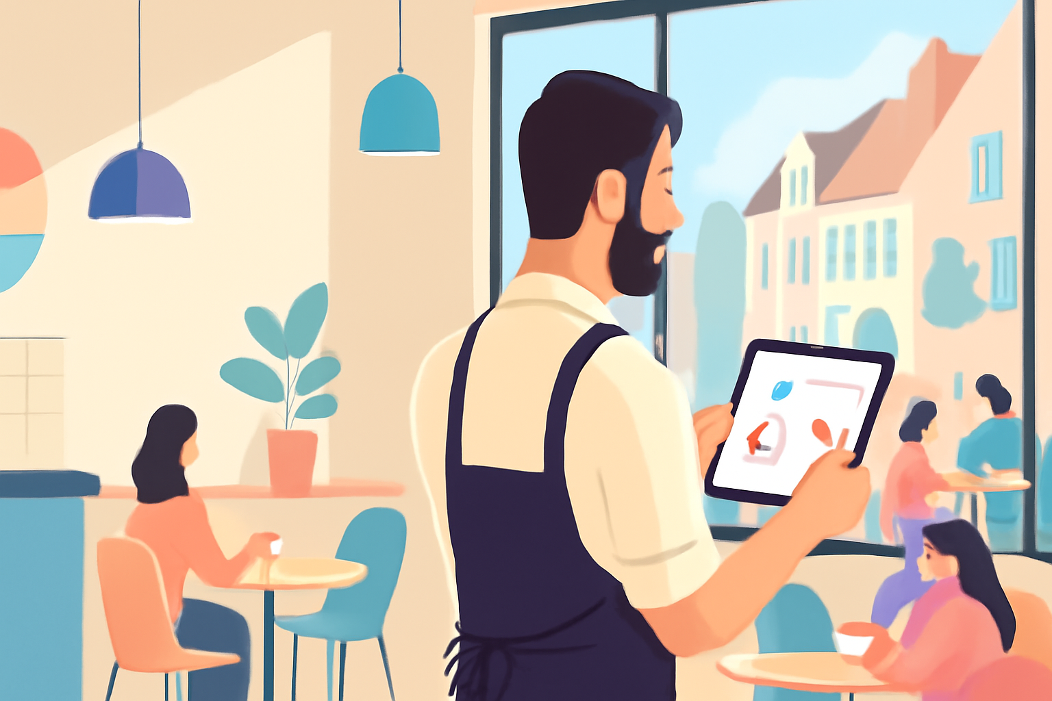 Succesfuld café-ejer i Randers: Få flere kunder med Facebook - H3LLO hjælper din café.