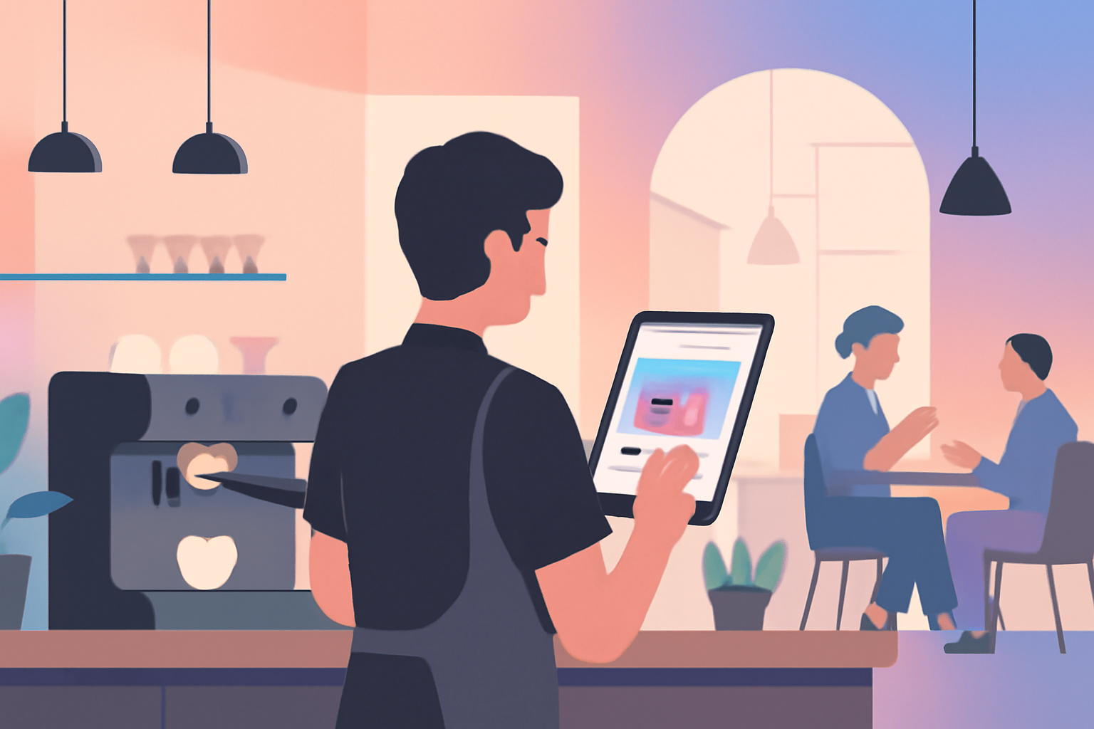 Glad café-ejer i København: Få flere kunder med Instagram på din café.