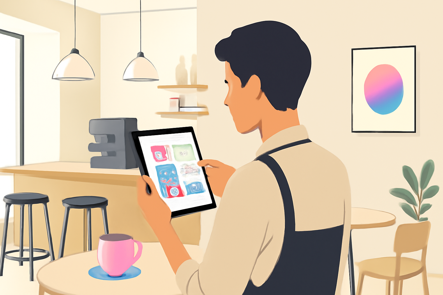 Succesfuld café-ejer i Aalborg får flere kunder med Instagram. #FåFlereKunderInstagramCafeAalborg