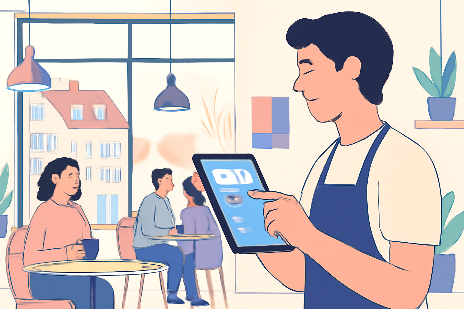 Succesfuld café i Odense: Spar tid på sociale medier med vores løsning.
