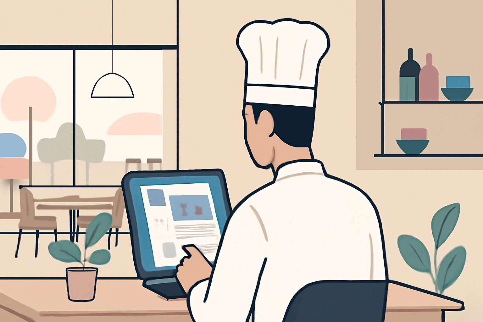 Glad restauratør fra Odense opnår succes med nemme Facebook opslag restaurant Odense.
