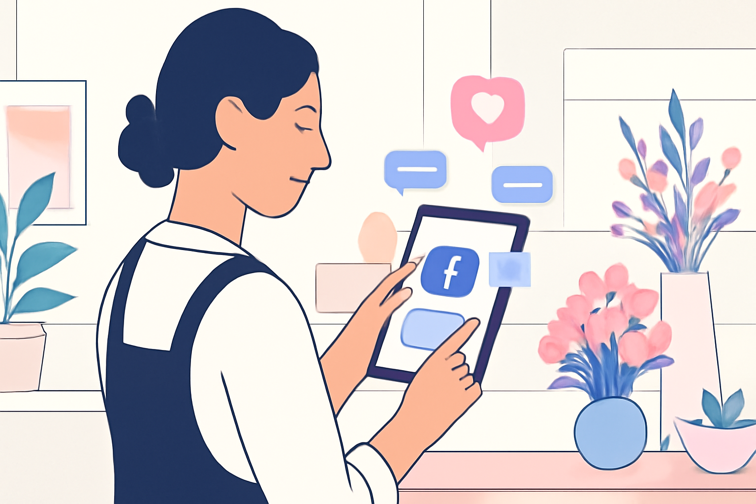 Blomsterhandler i Randers får flere kunder med Facebook; se hvordan du også kan.