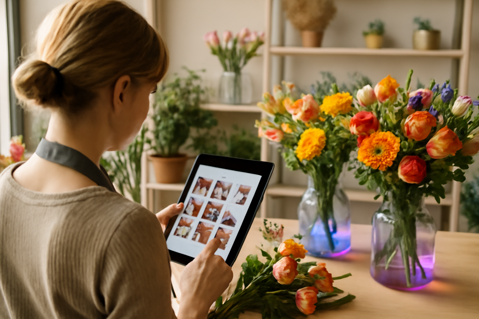 Glad blomsterhandler i Aarhus: Få flere kunder med Instagram blomsterhandler aarhus, takket være H3LLO.