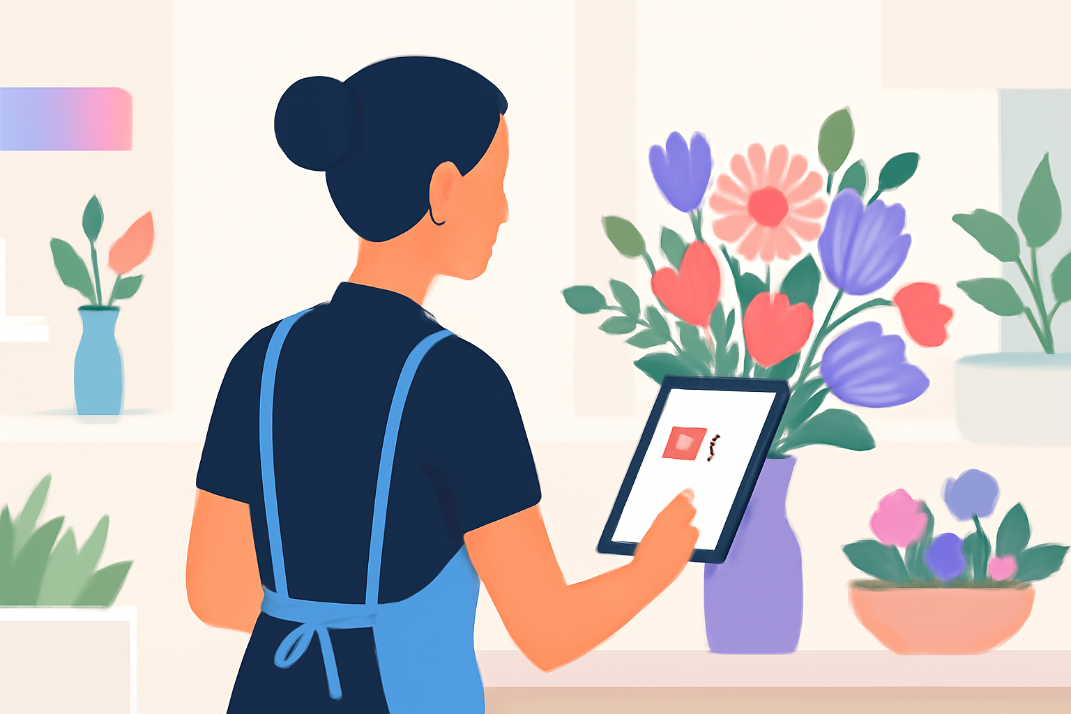 Blomsterhandler i Aalborg smiler: Få flere kunder med Instagram.