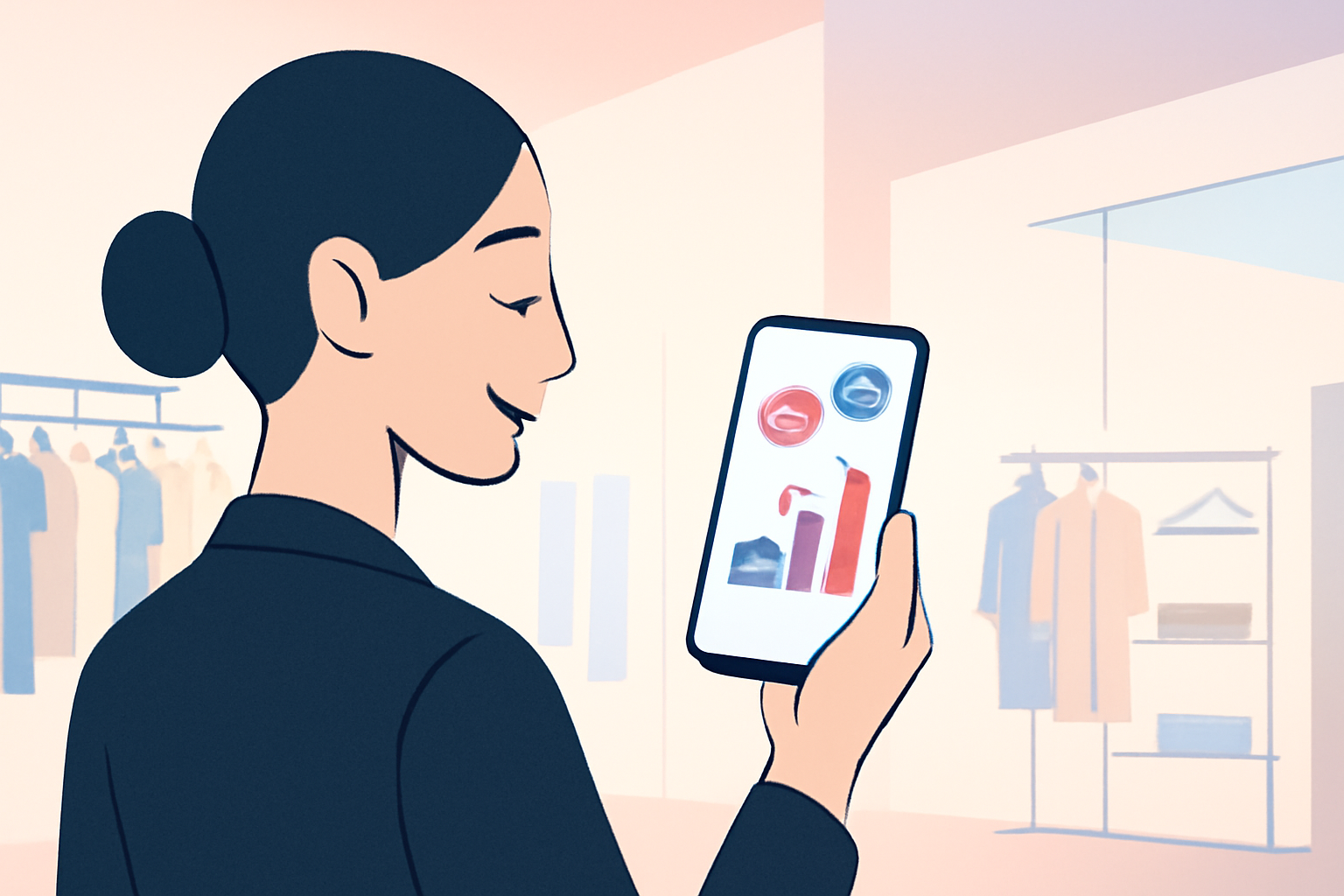 Glad butiksejer i Esbjerg: Få flere kunder facebook tøjbutik Esbjerg.