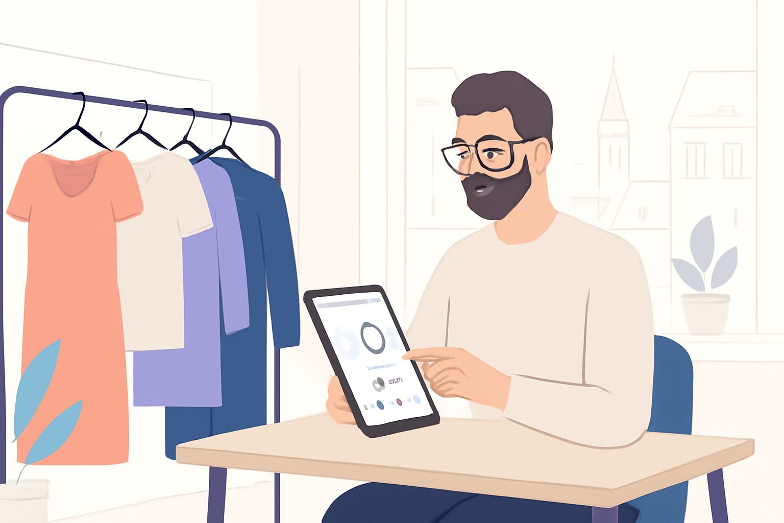 Glad butiksejer i Aalborg, der får flere kunder: Instagram succes for tøjbutik i Aalborg.