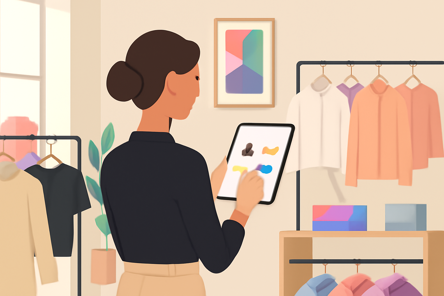 Glad butiksejer i Odense sparer tid på sociale medier: H3LLO hjælper tøjbutik i Odense.