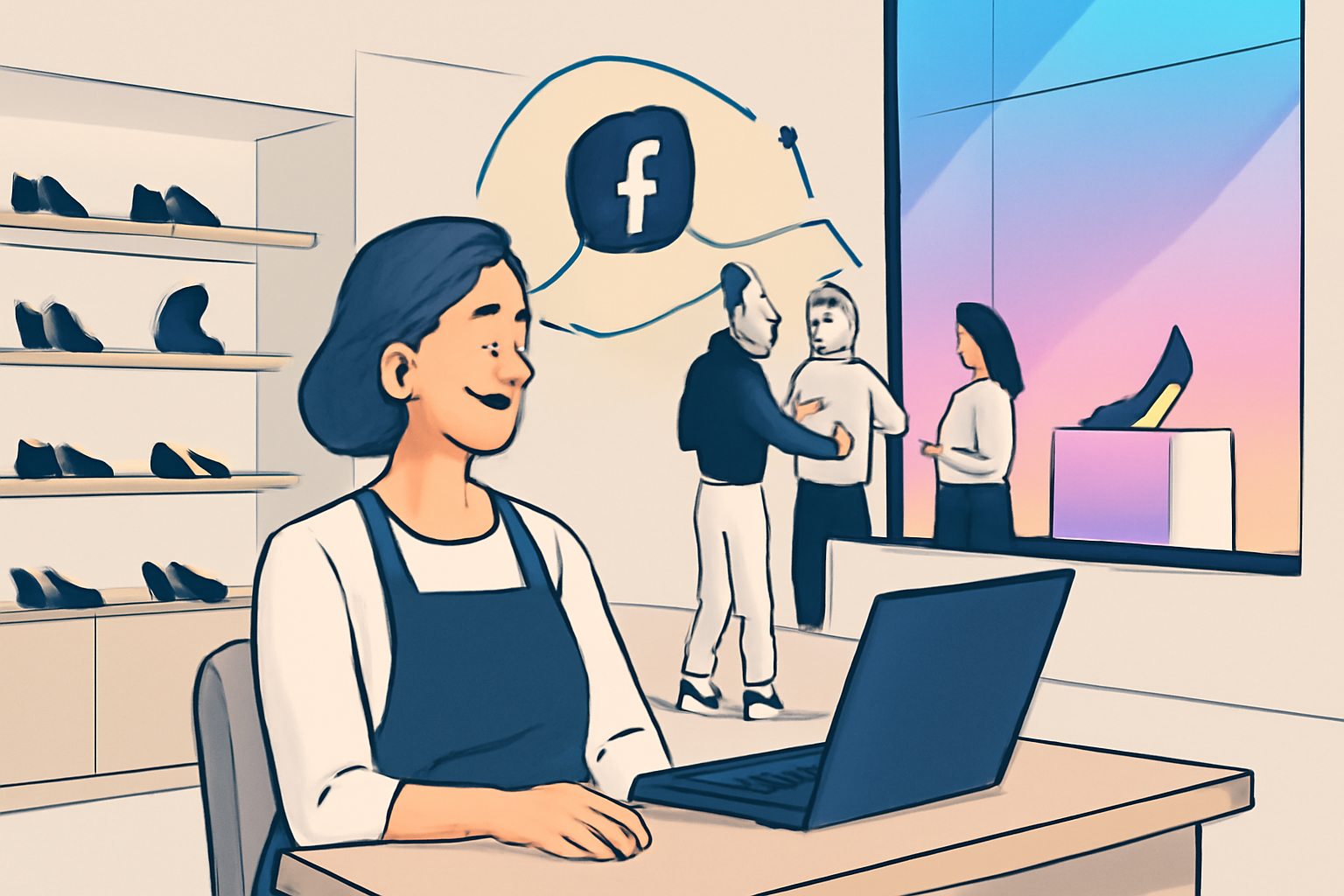 Succesfuld skobutik i Horsens får flere kunder med Facebook. Boost din forretning!