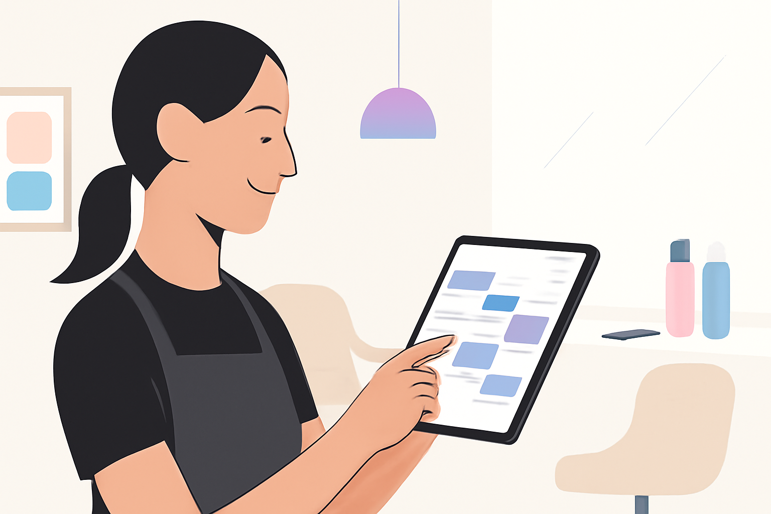 Glad frisør i Næstved: Instagram markedsføring tips frisør Næstved giver succes.