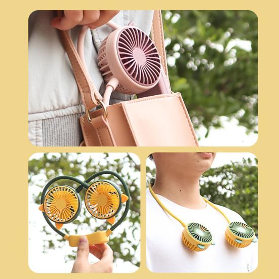 Folding Mini Neck Fan Rechargeable Fan Portable Fan Hand Free S13-F1193