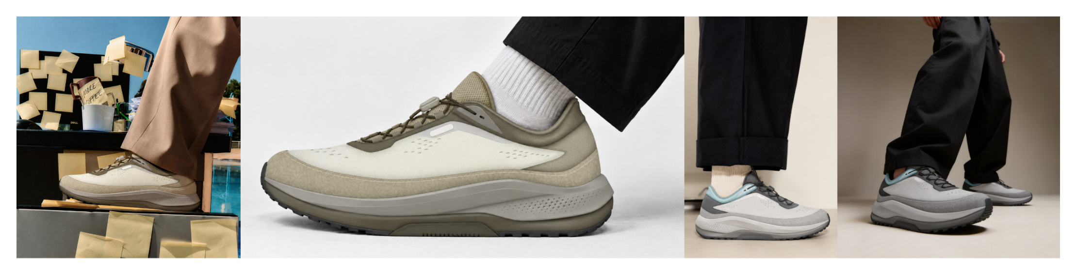 The final COMU concept brings together the functional requirements identified during research with a refined visual language for everyday urban life. Designed to move seamlessly from STREET → TRANSIT → OFFICE, COMU balances comfort, mobility, and appearance in a single commuter sneaker.