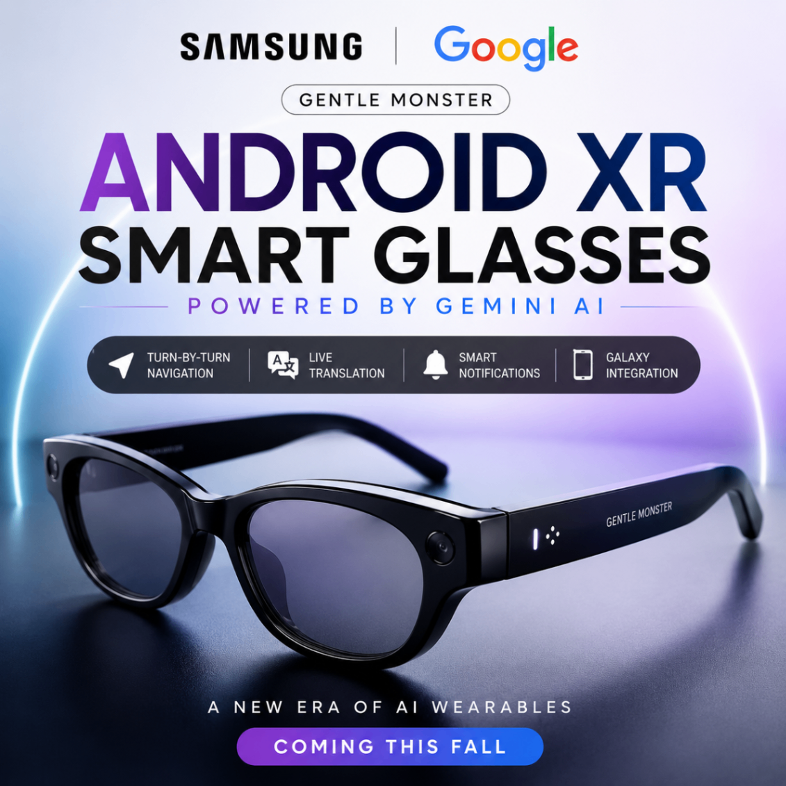 Samsung and Google Unveil Android XR Smart Glasses Powered by Gemini AI