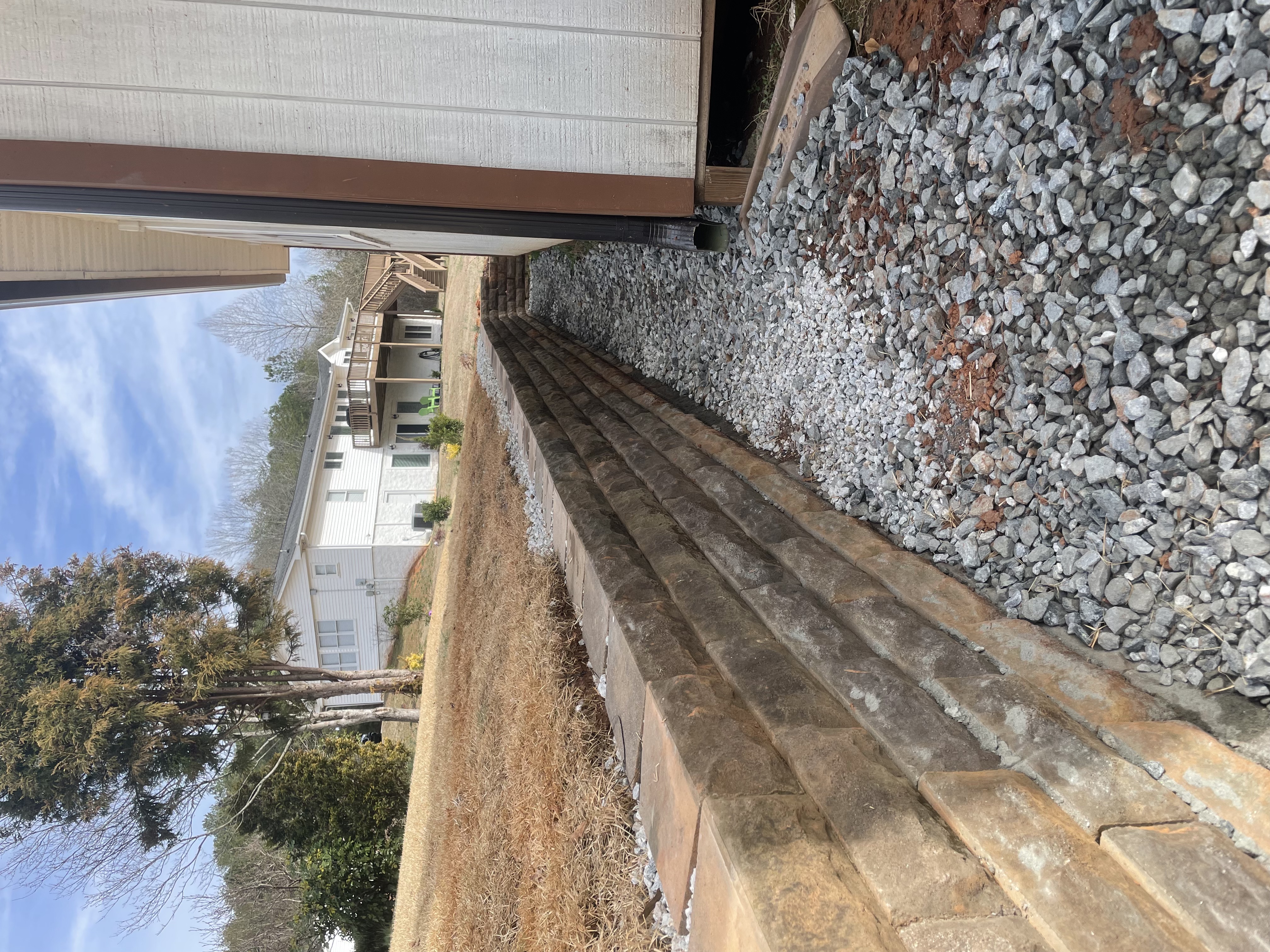 A Beautiful Crisp Retaining Wall - Image 1