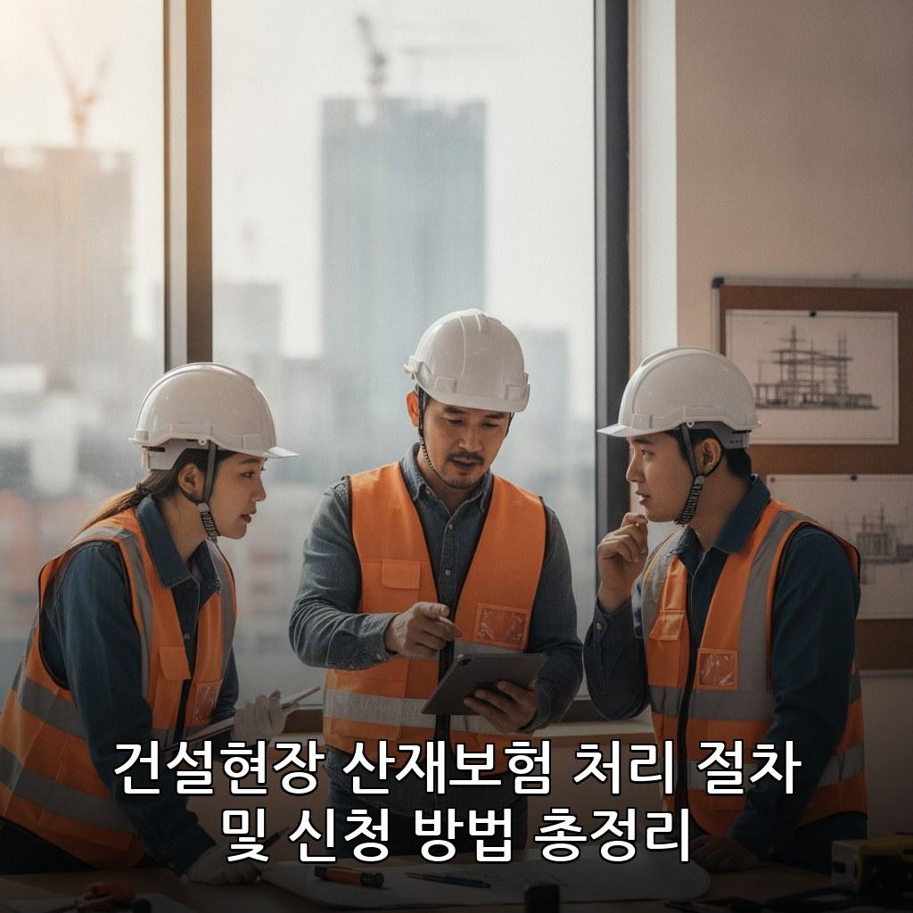 건설현장 산재보험 처리 절차 2026 관련 이미지