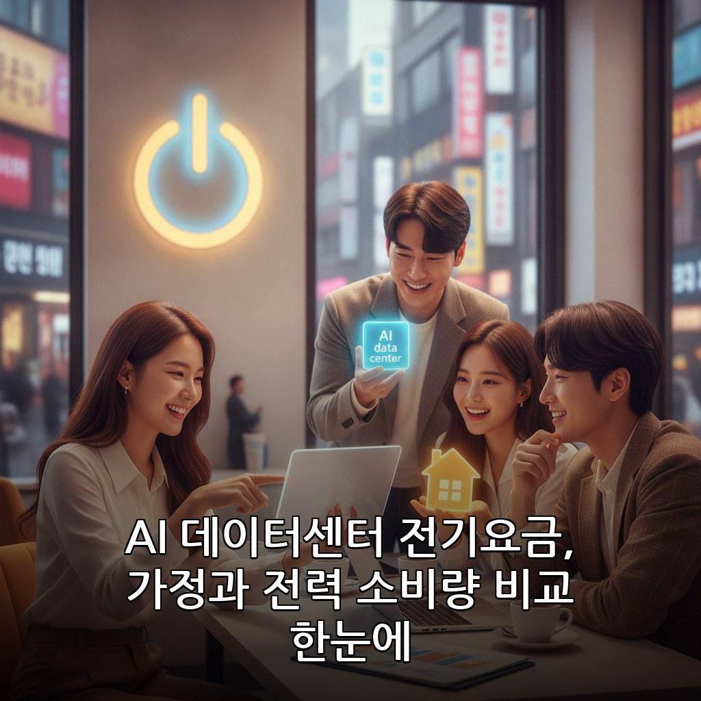 AI 데이터센터 전기요금 일반 가정과 비교하는 법 관련 이미지