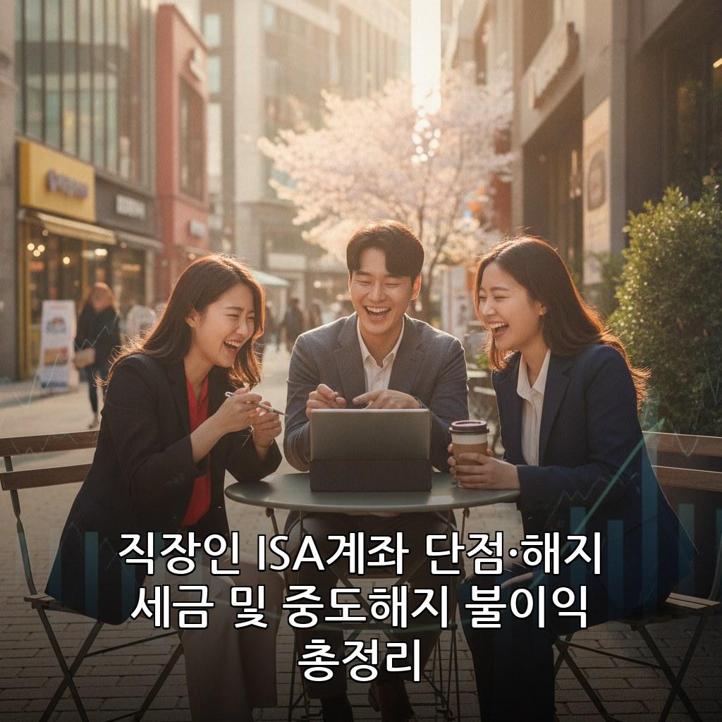 직장인 ISA계좌 단점 및 해지 시 세금 얼마 관련 이미지