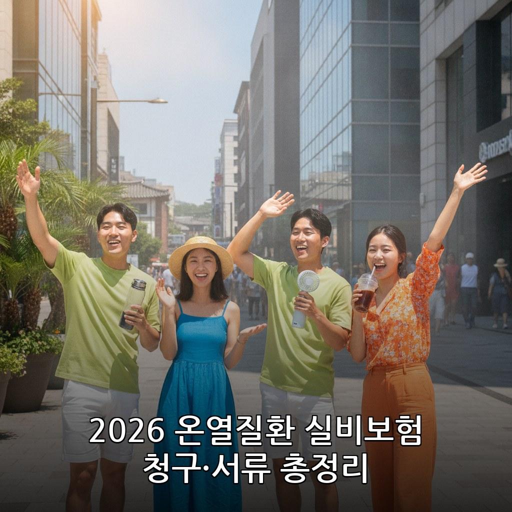 2026 불볕더위 온열질환 실비보험 청구 방법 관련 이미지