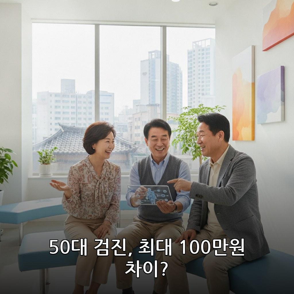 50대 국내 건강검진 항목 비용 차이 총정리 2026 관련 이미지