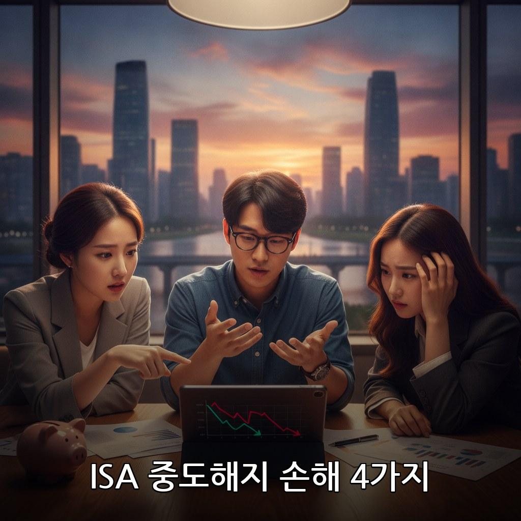 직장인 ISA 계좌 단점 및 중도해지 불이익 정리 관련 이미지