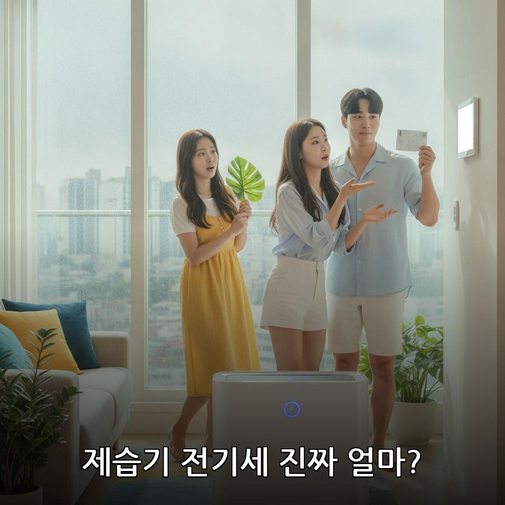 여름 장마철 제습기 전기세 얼마나 나오나 관련 이미지
