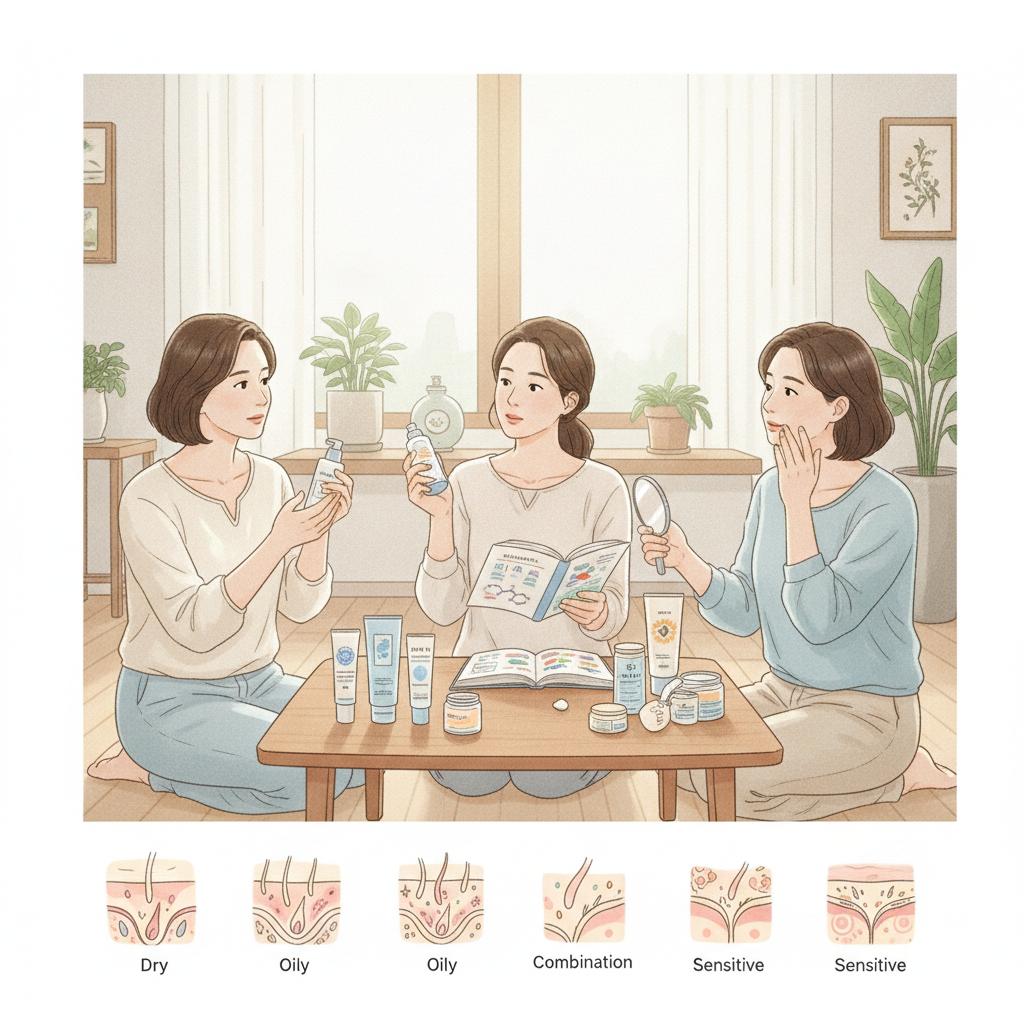 40대 여성 자외선차단제 성분 선택 기준 피부타입별 설명 사진