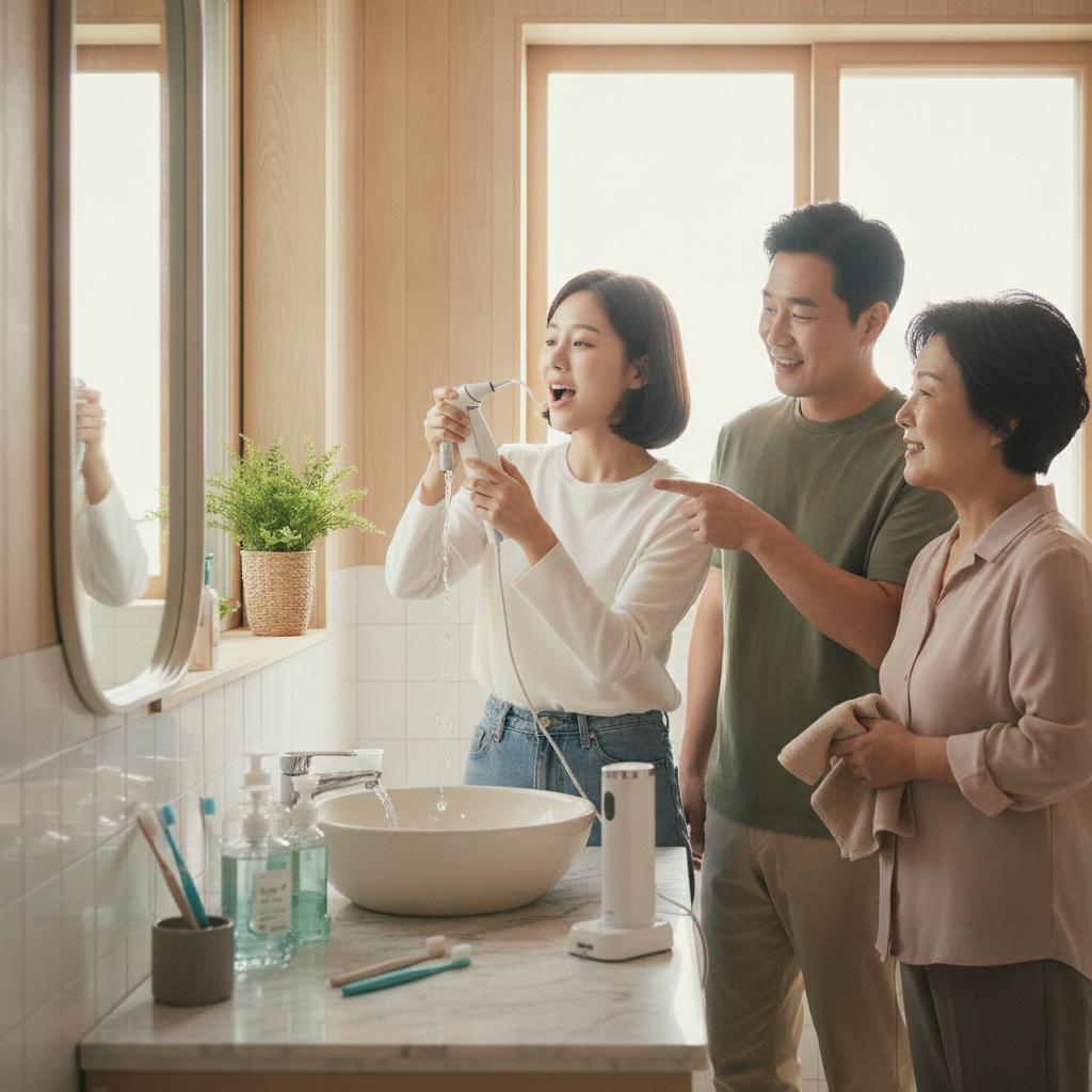 구강관리 워터픽 사용 방법 및 잇몸 효과 후기 설명 사진