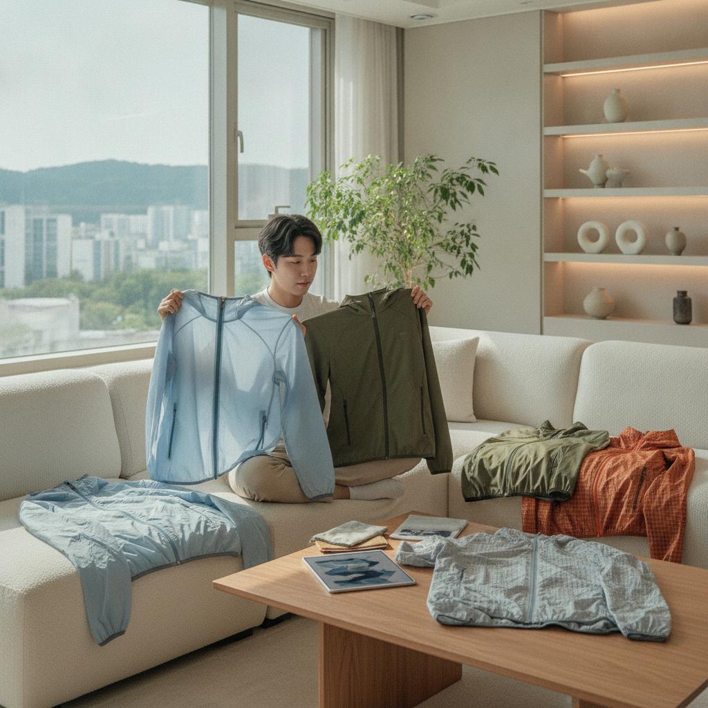 여름 아웃도어 바람막이 소재별 차이점 고르는 법 정보 안내
