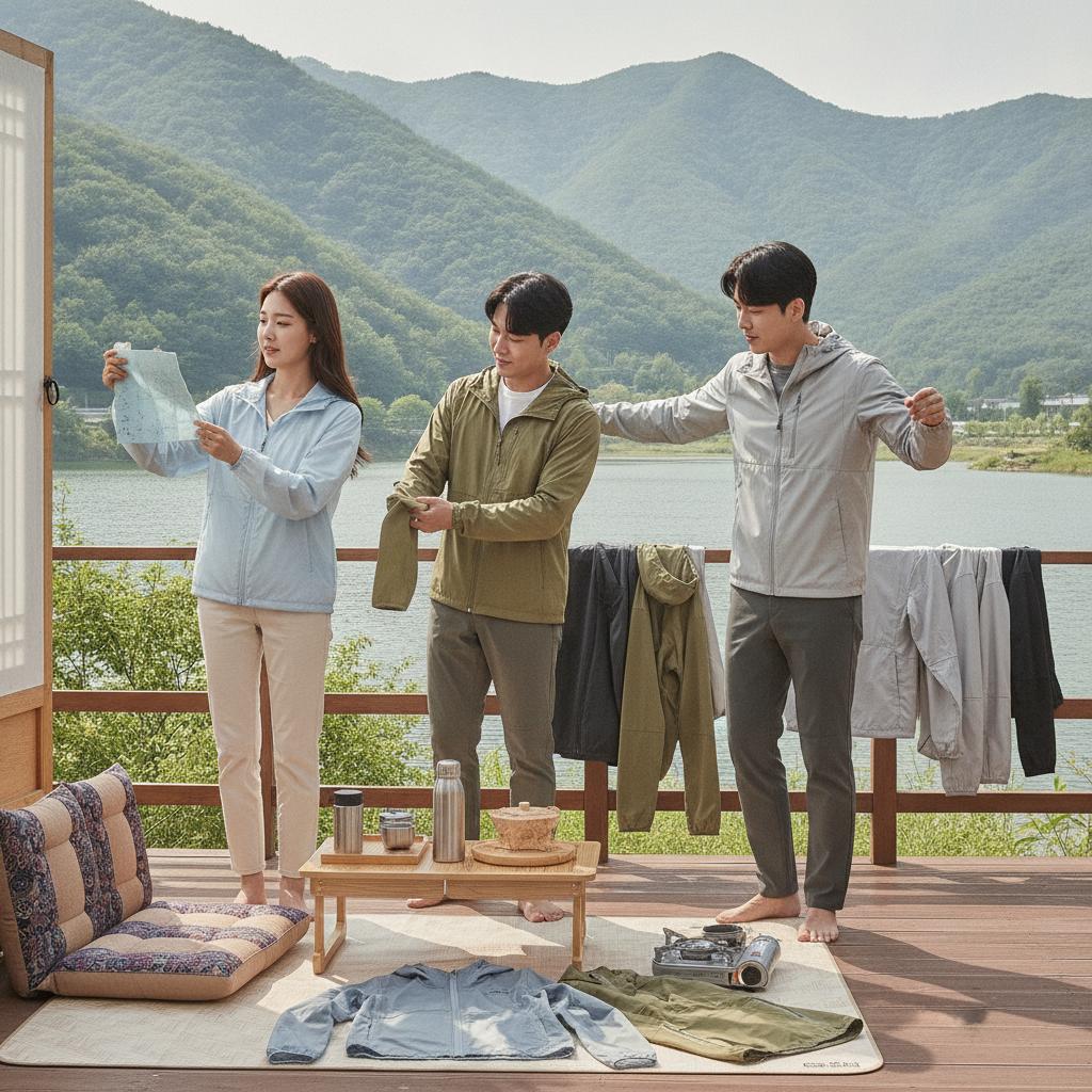 여름 아웃도어 바람막이 소재별 차이점 고르는 법 참고 이미지