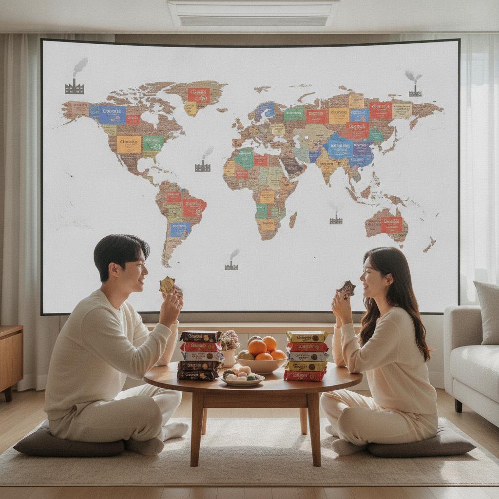 초코파이 해외 인기 이유 및 오리온 공장 나라별 생산 현황 참고 이미지
