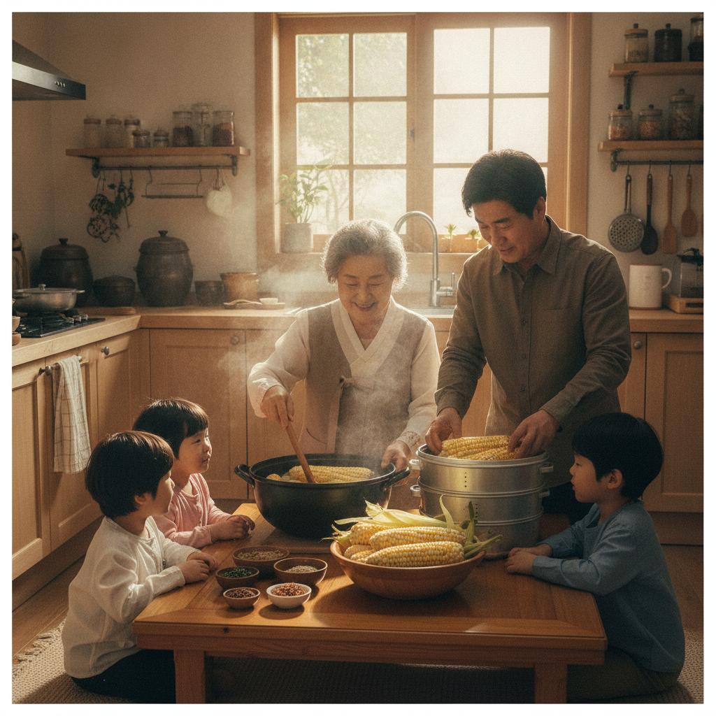 찰옥수수 삶는 시간 및 맛있게 삶는 방법 설명 사진