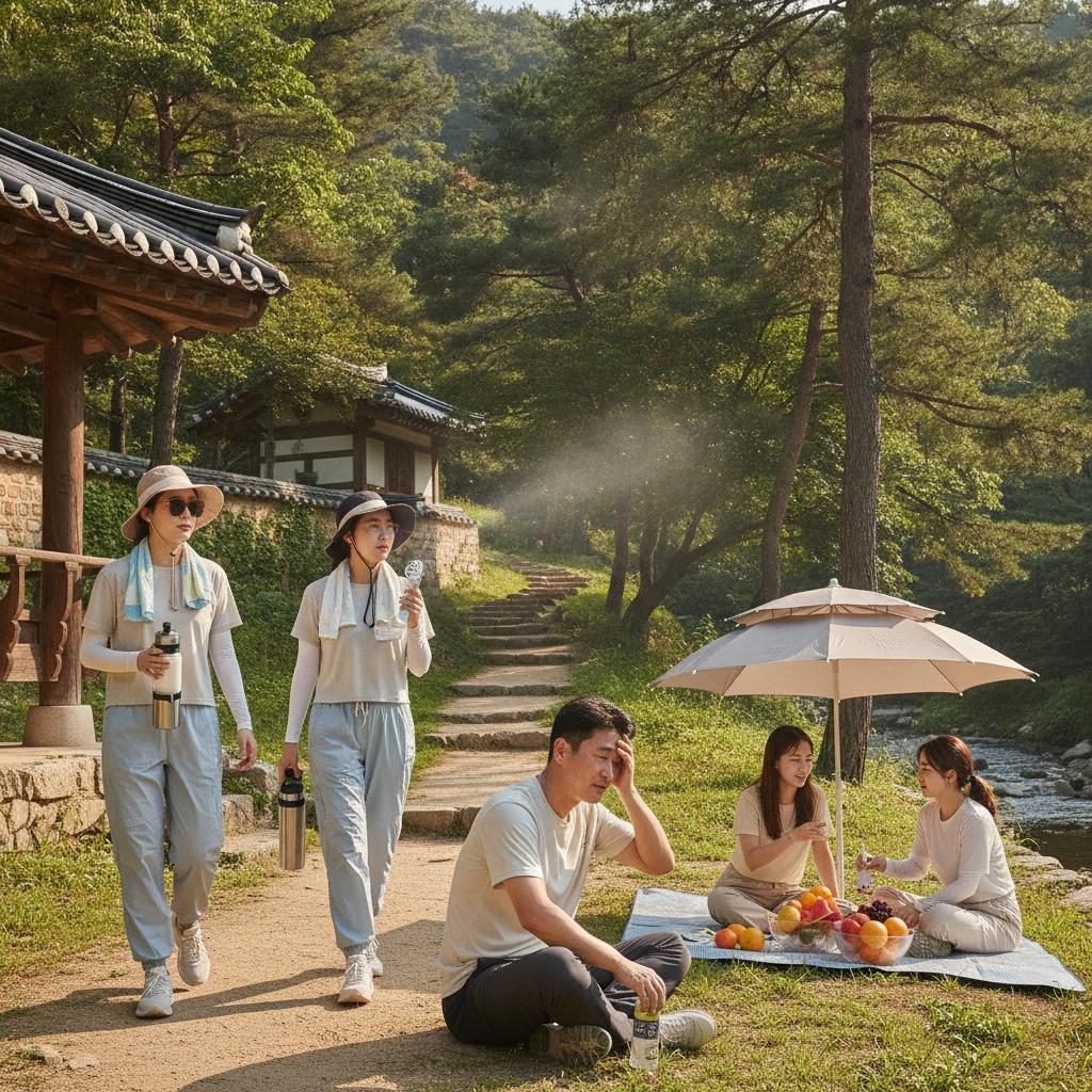 체감온도 31도 야외 활동 열사병 예방법 및 증상 참고 이미지
