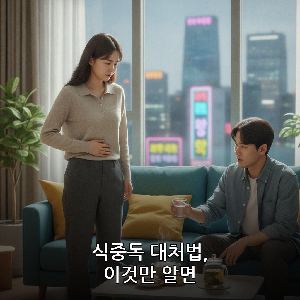 식중독 초기증상 대처방법 2026 관련 이미지