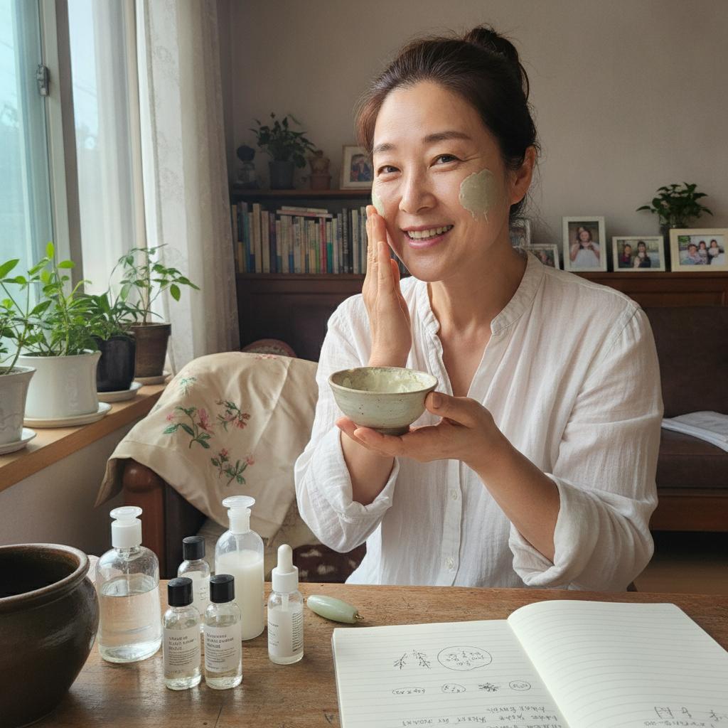 이민정 피부관리 루틴 방법 50대 피부 비결 설명 사진