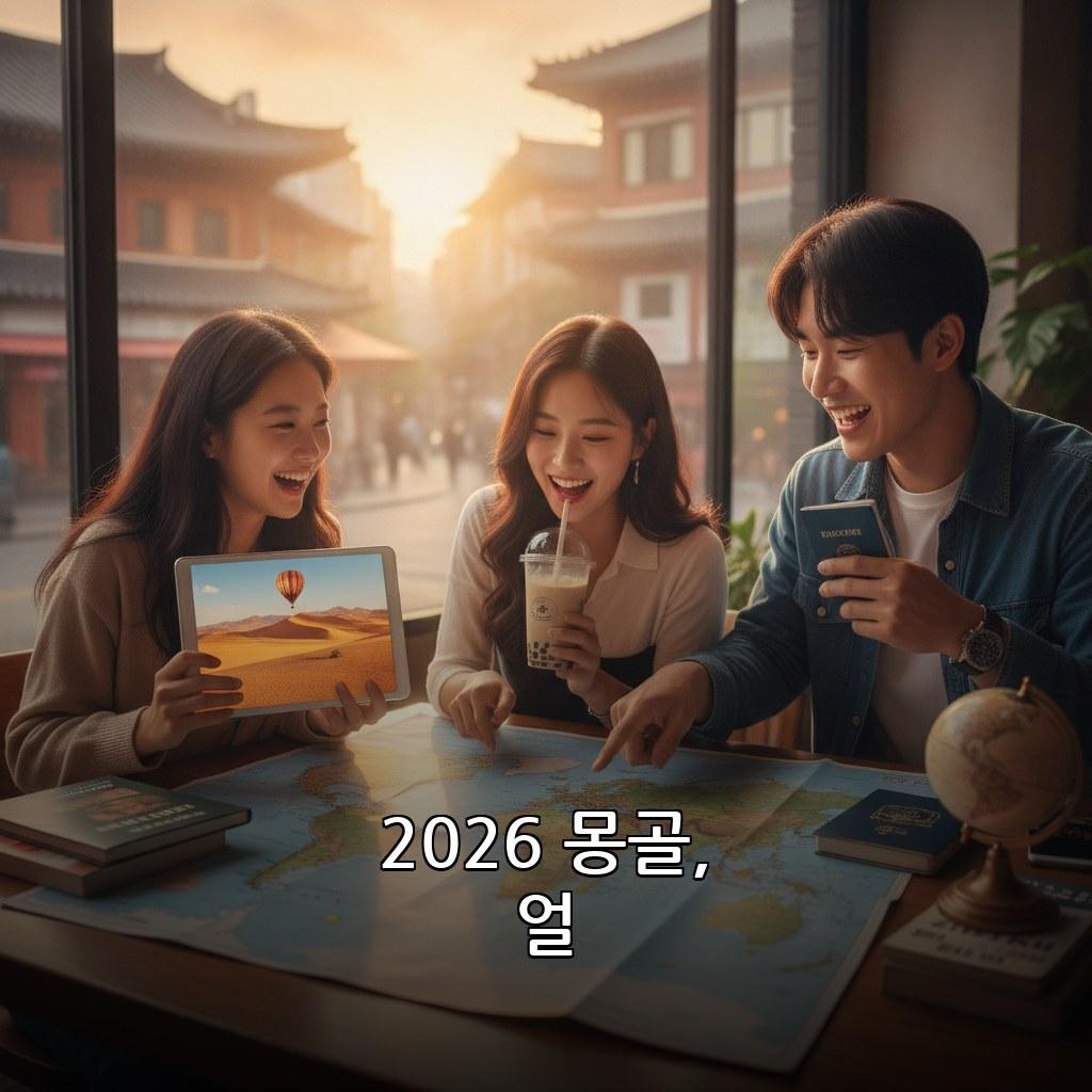 2026 몽골 여행 비용 항공권 숙박 총정리 관련 이미지