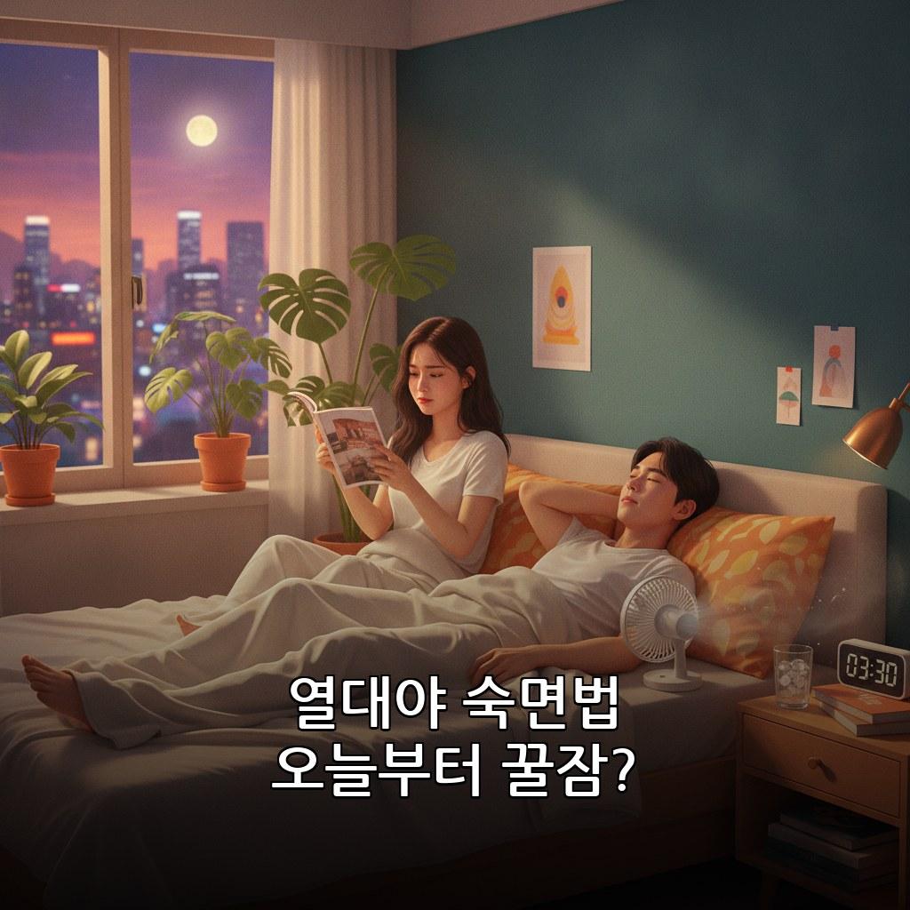 열대야 잠 못 자는 이유와 숙면하는 방법 2026 관련 이미지