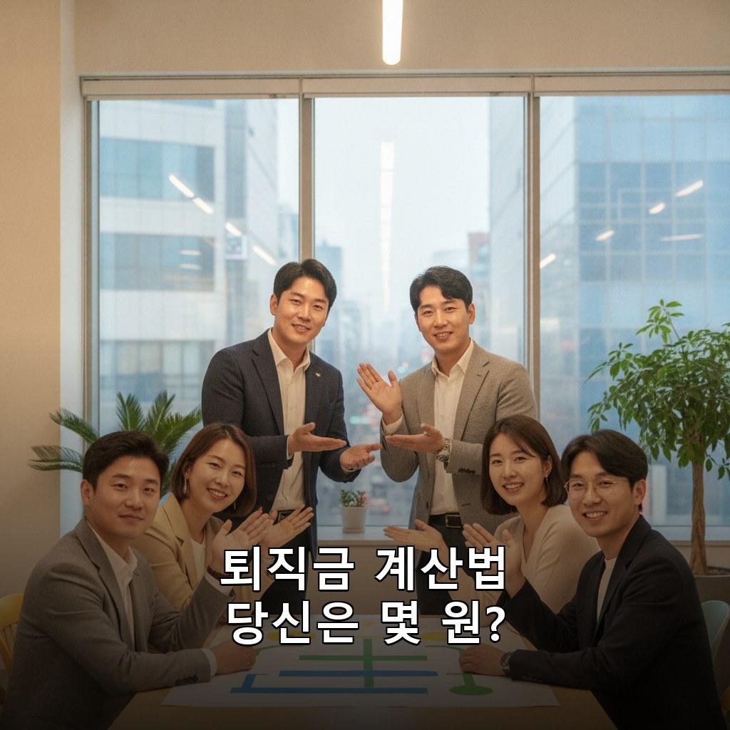 퇴직금 지급규정 계산방법 총정리 관련 이미지