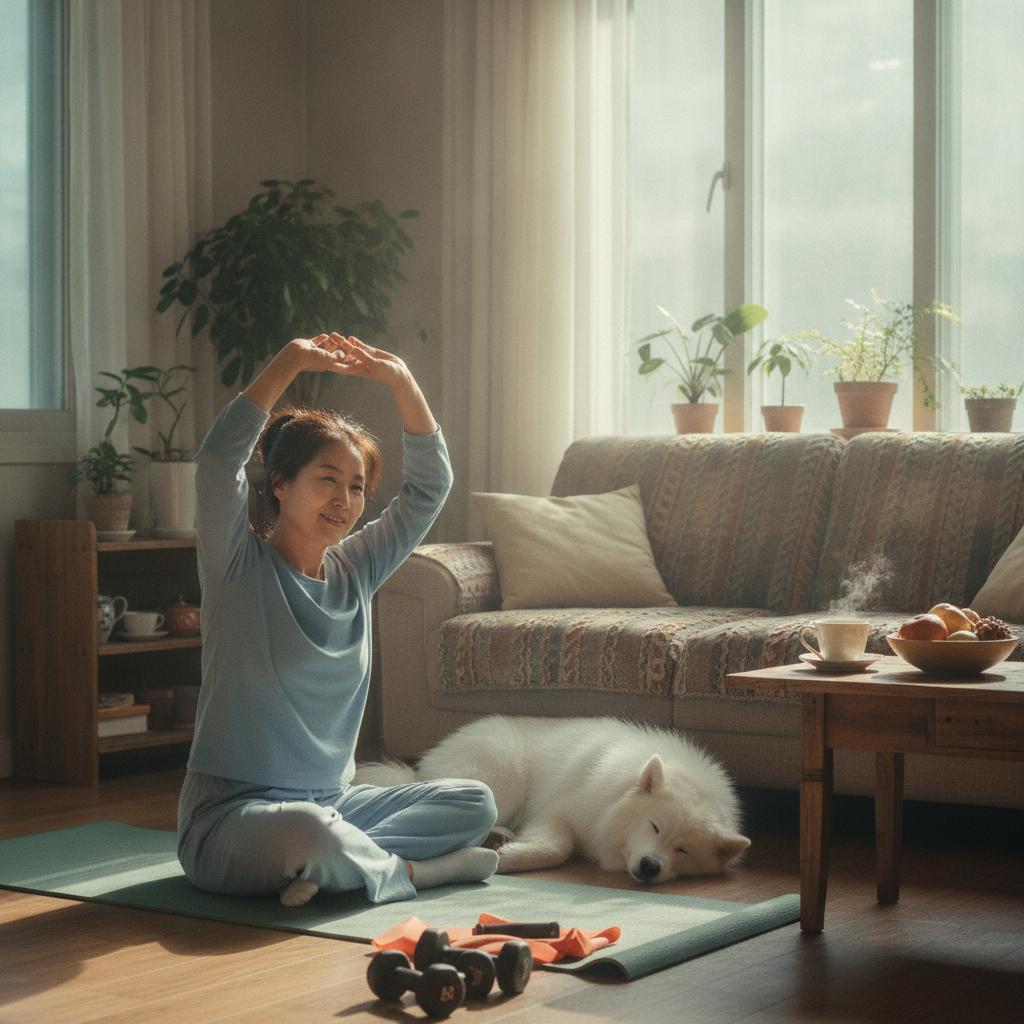 50대 여성 일주일 5일 운동 루틴 효과 후기 참고 이미지