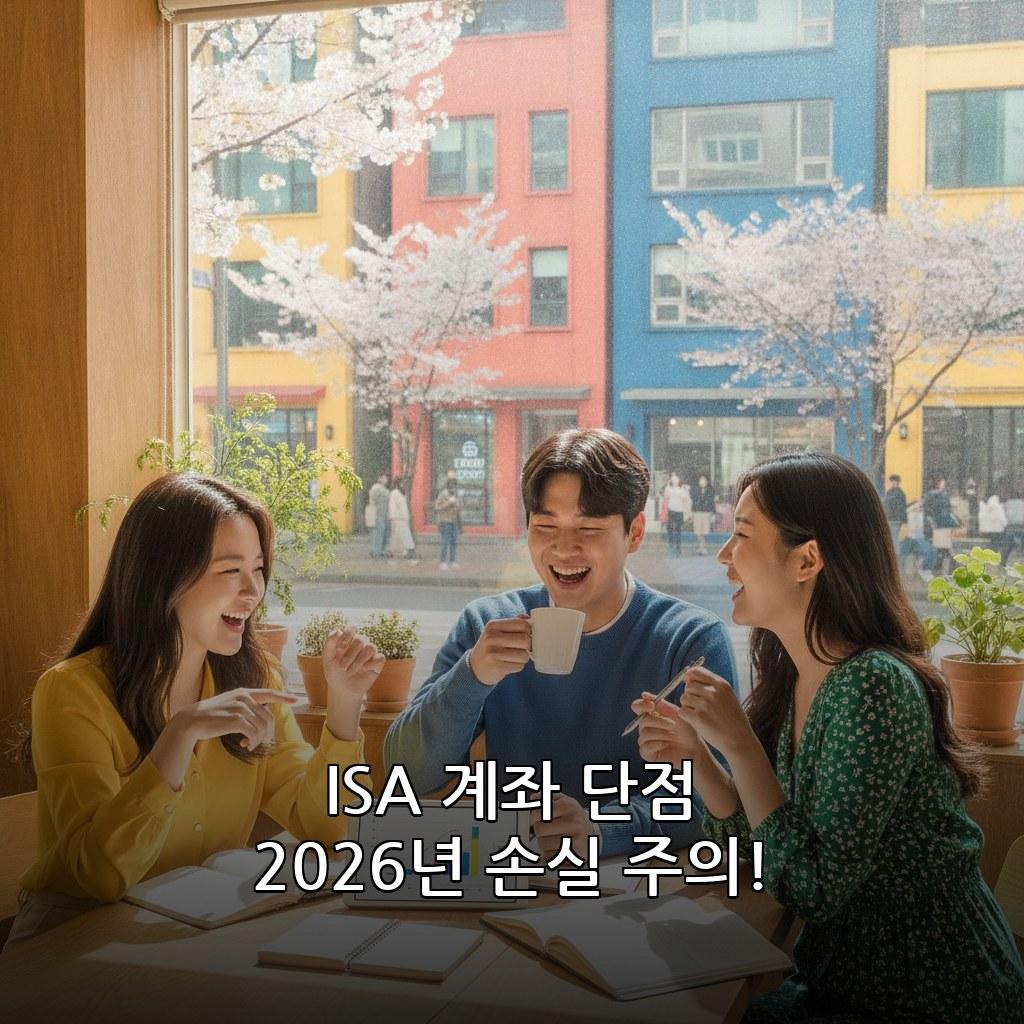 직장인 ISA 계좌 단점 및 해지 시 주의사항 2026 관련 이미지
