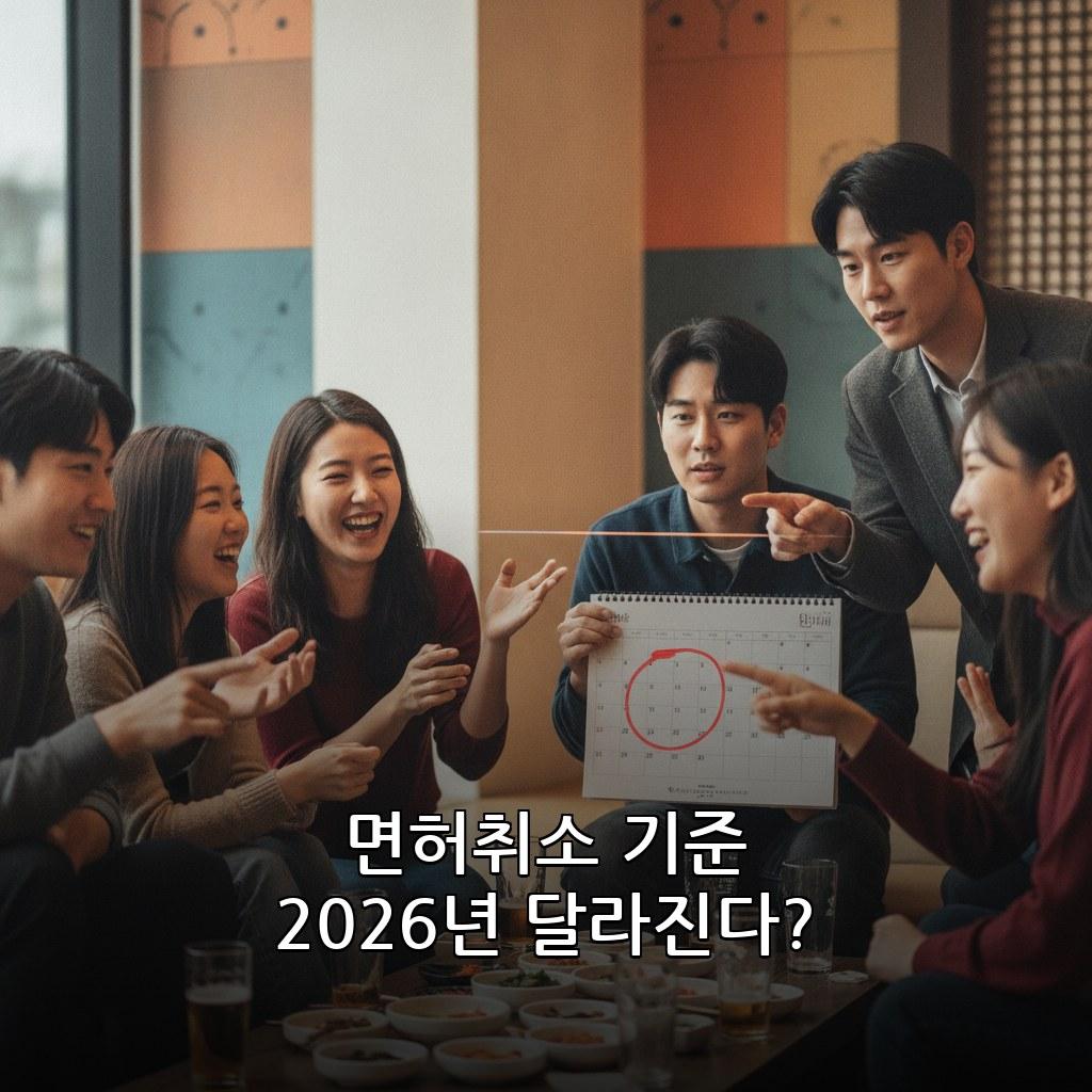 음주운전 면허취소 기준 혈중알코올농도 2026 관련 이미지