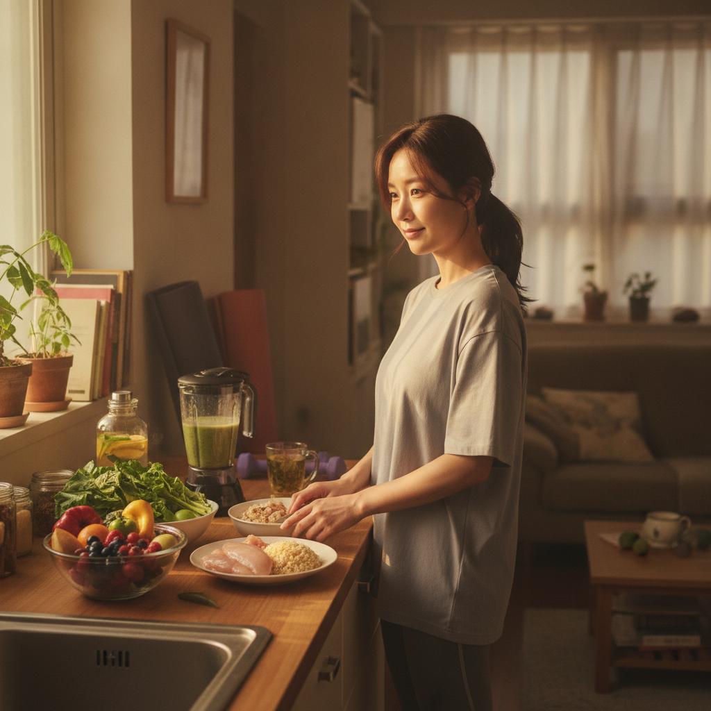 구혜선 14kg 감량 식단 운동 방법 공개 참고 이미지