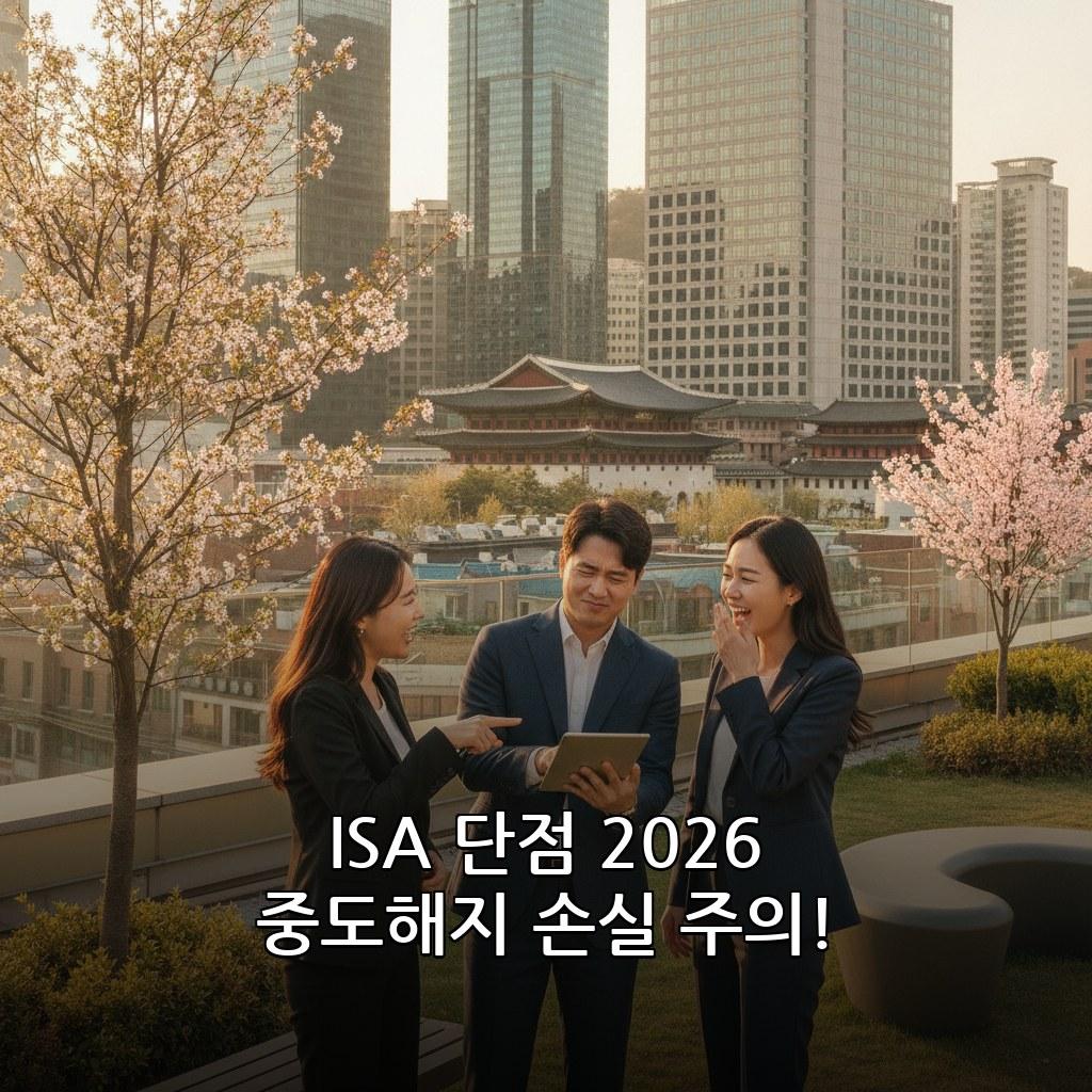 직장인 ISA 계좌 단점과 주의사항 2026 관련 이미지